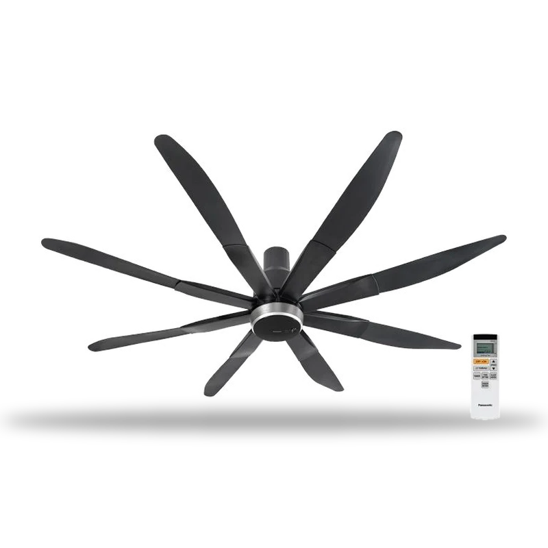 Panasonic F-M20LYVBKRH 80" 8 Blade Mondo Ceiling Fan